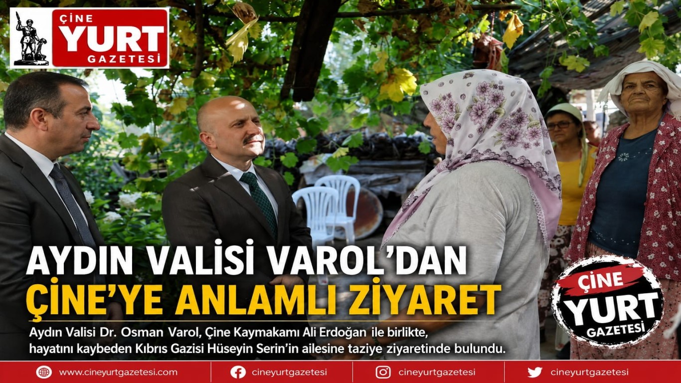 AYDIN VALİSİ'NDEN ÇİNE'YE ANLAMLI ZİYARET