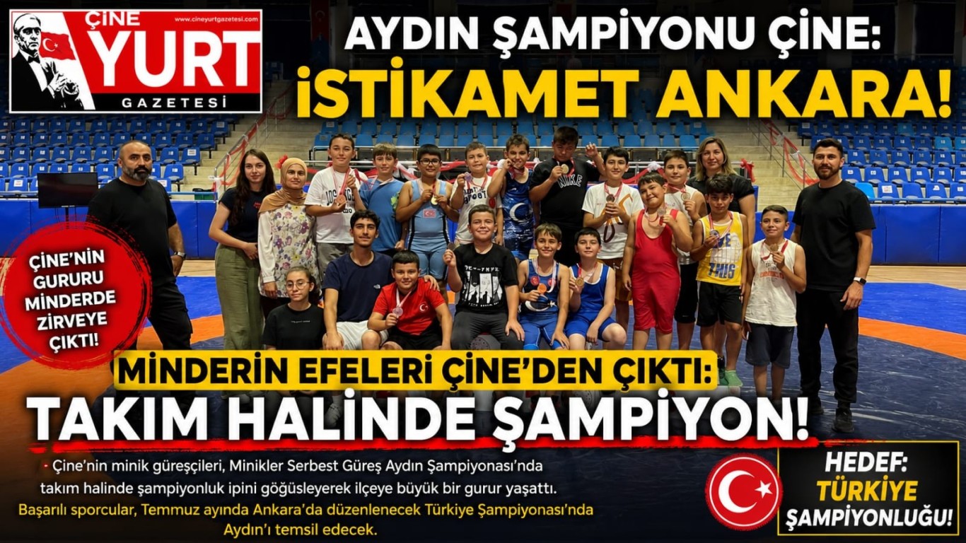 AYDIN ŞAMPİYONU ÇİNE: İSTİKAMET ANKARA!