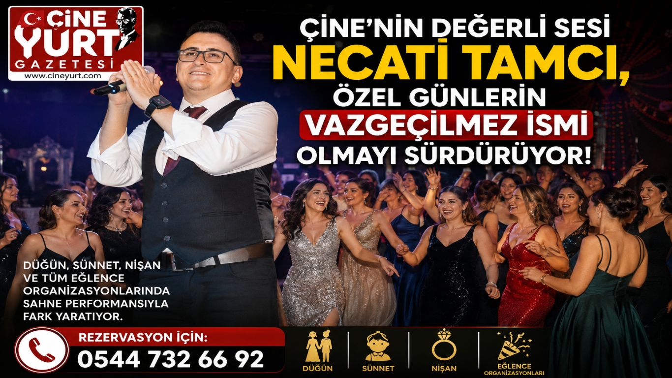 Çine'nin Değerli Sesi Necati Tamcı, Özel Günlerin Vazgeçilmez İsmi Olmayı Sürdürüyor