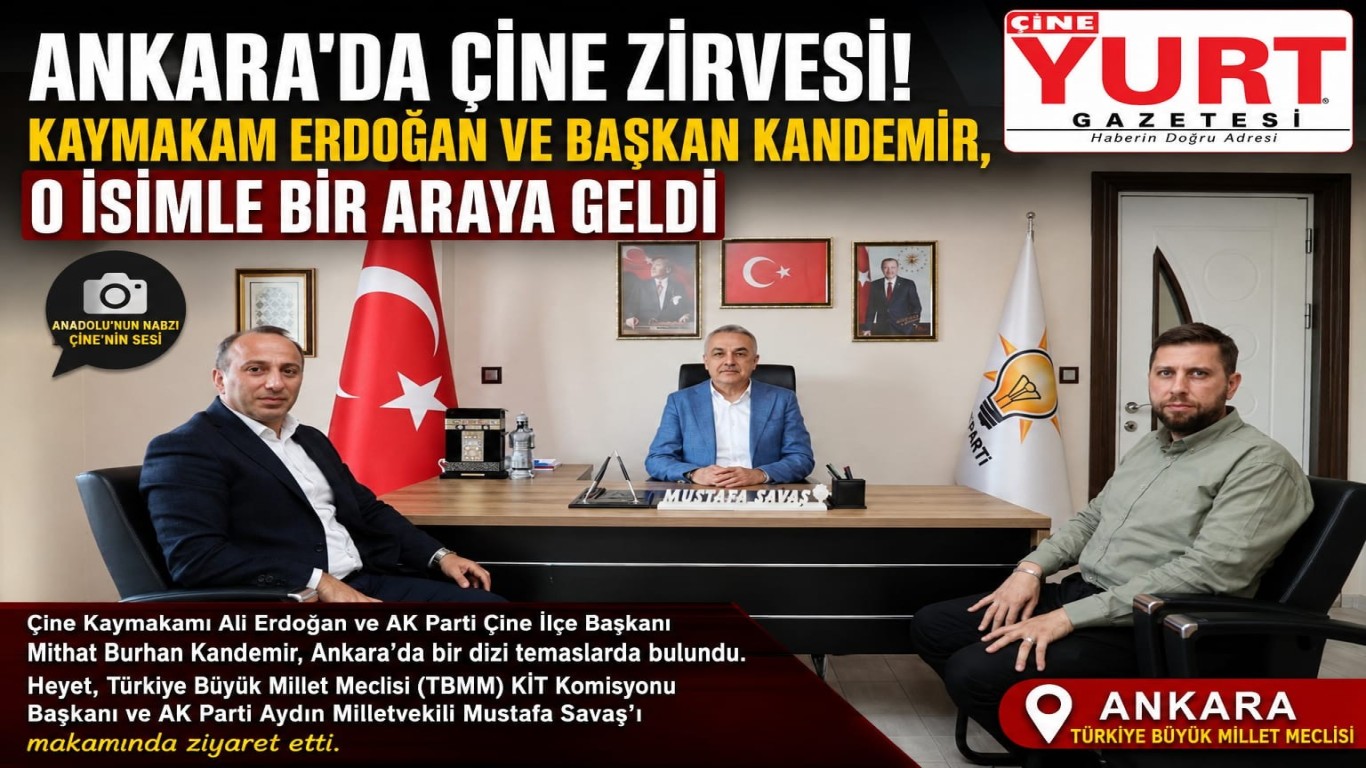 ANKARA'DA ÇİNE ZİRVESİ! KAYMAKAM ERDOĞAN VE BAŞKAN KANDEMİR, O İSİMLE BİR ARAYA GELDİ