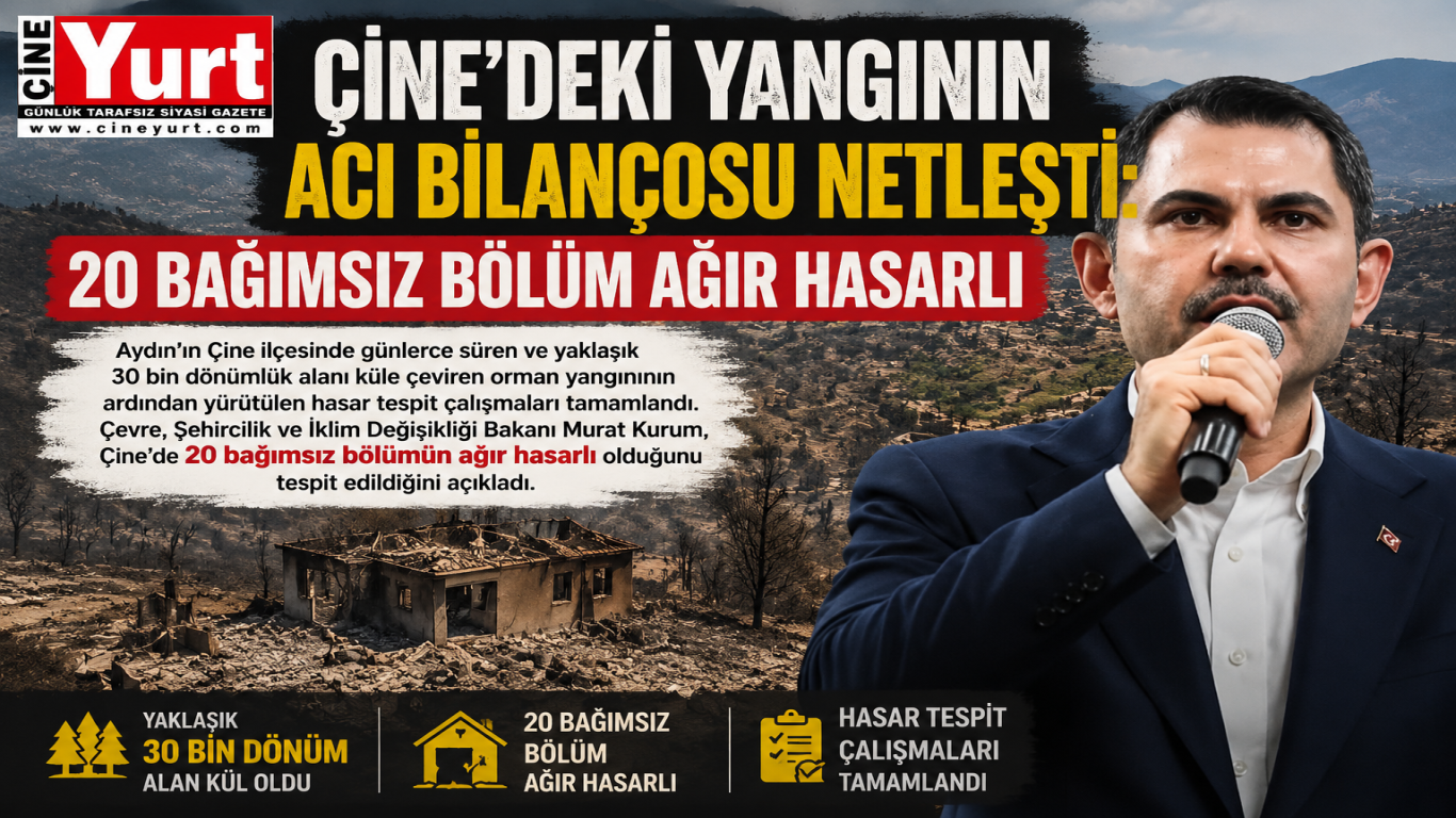 ÇİNE'DEKİ YANGININ ACI BİLANÇOSU NETLEŞTİ: 20 BAĞIMSIZ BÖLÜM AĞIR HASARLI
