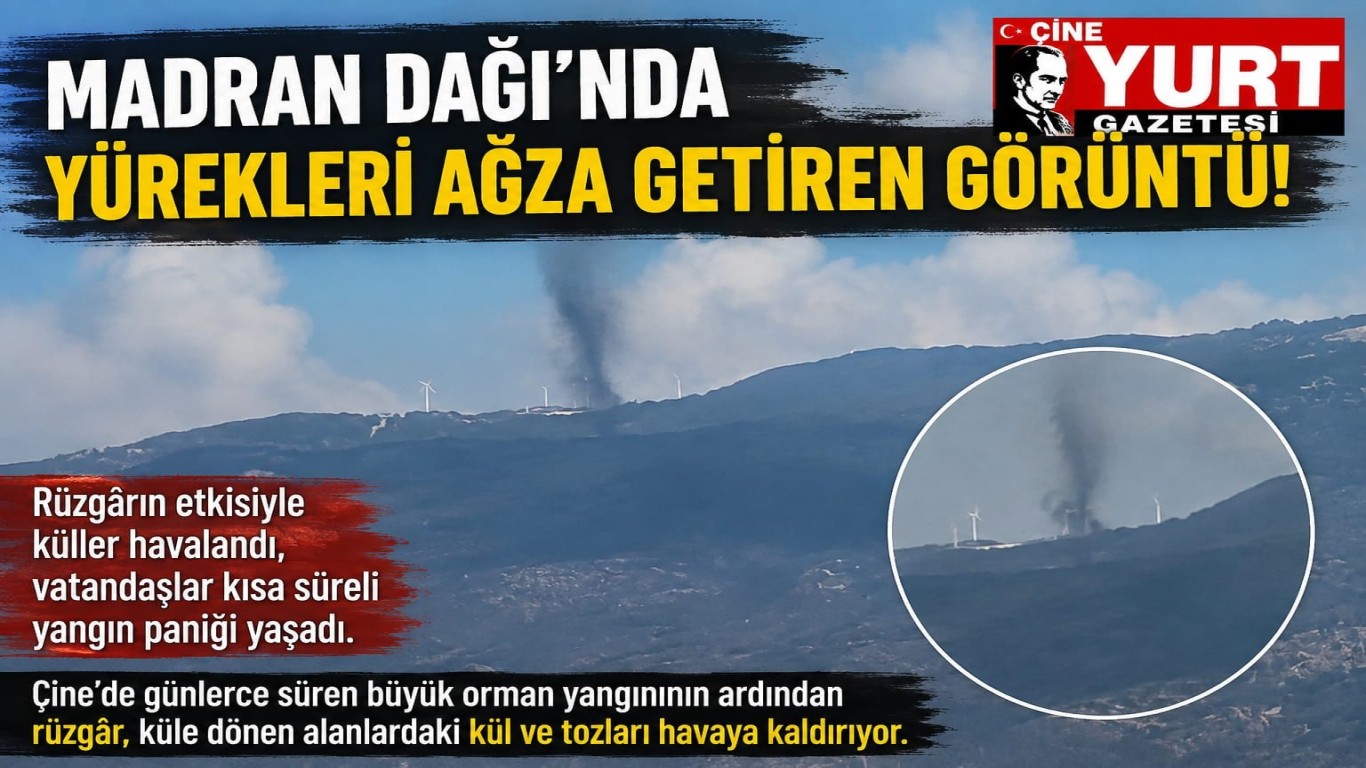 MADRAN DAĞI’NDA YÜREKLERİ AĞZA GETİREN GÖRÜNTÜ!