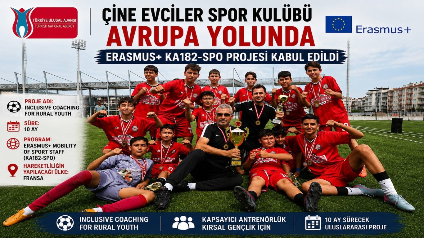 ÇİNE SPORUNDA TARİHİ İLK: EVCİLER SPOR KULÜBÜ’NDEN AVRUPA HAMLESİ!