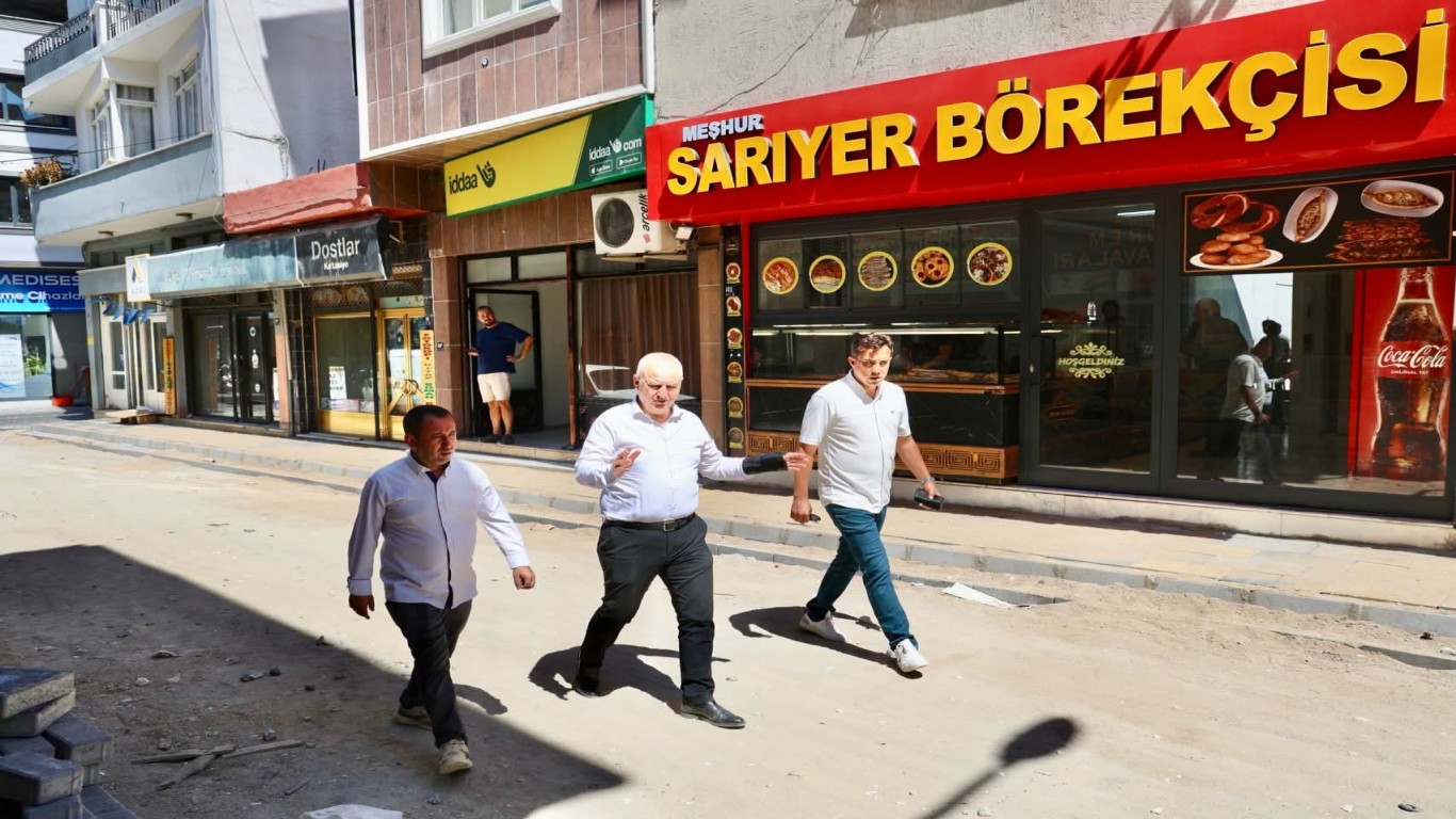 ÇİNE’DE MEHMET YAVAŞ CADDESİ’NDE İKİNCİ ETAP ÇALIŞMALARI BAŞLADI