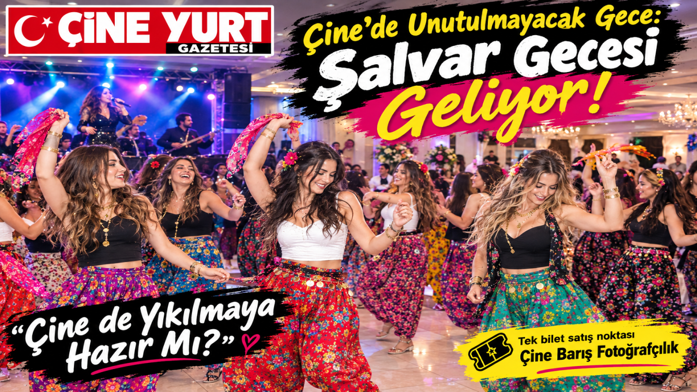 Çine’de Unutulmayacak Gece: Şalvar Gecesi Geliyor!