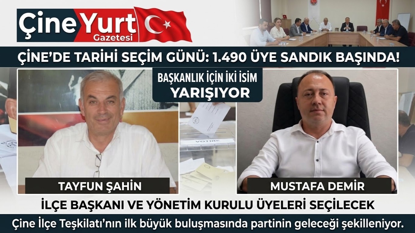 Çine’de Tarihi Gün: Yeni Parti İlk Kongre Heyecanını Yaşıyor!