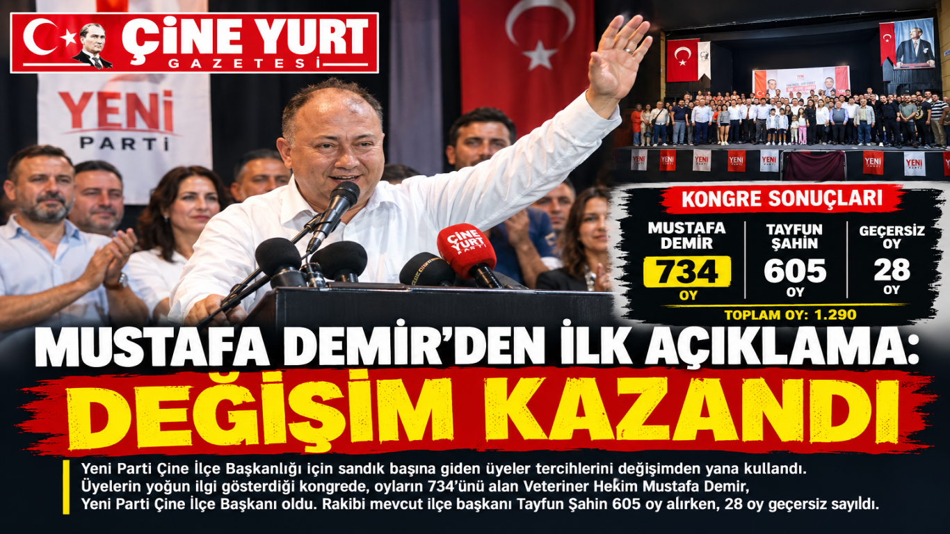 MUSTAFA DEMİR'DEN İLK AÇIKLAMA: DEĞİŞİM KAZANDI