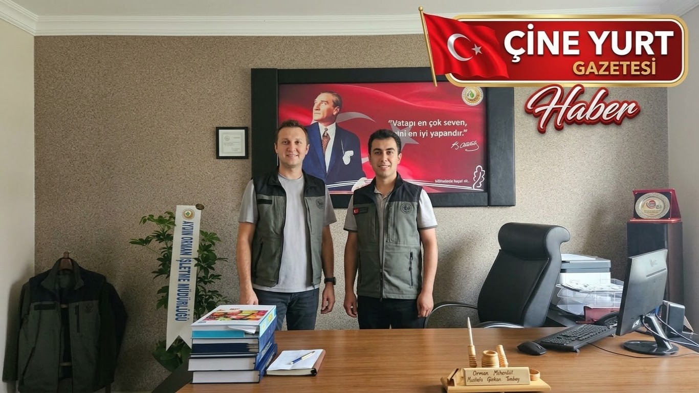 ÇİNE’DE BAYRAK DEĞİŞİMİ: AKÇAOVA ORMAN İŞLETME ŞEFLİĞİNE MUSTAFA GÜRKAN TUMBAY ATANDI