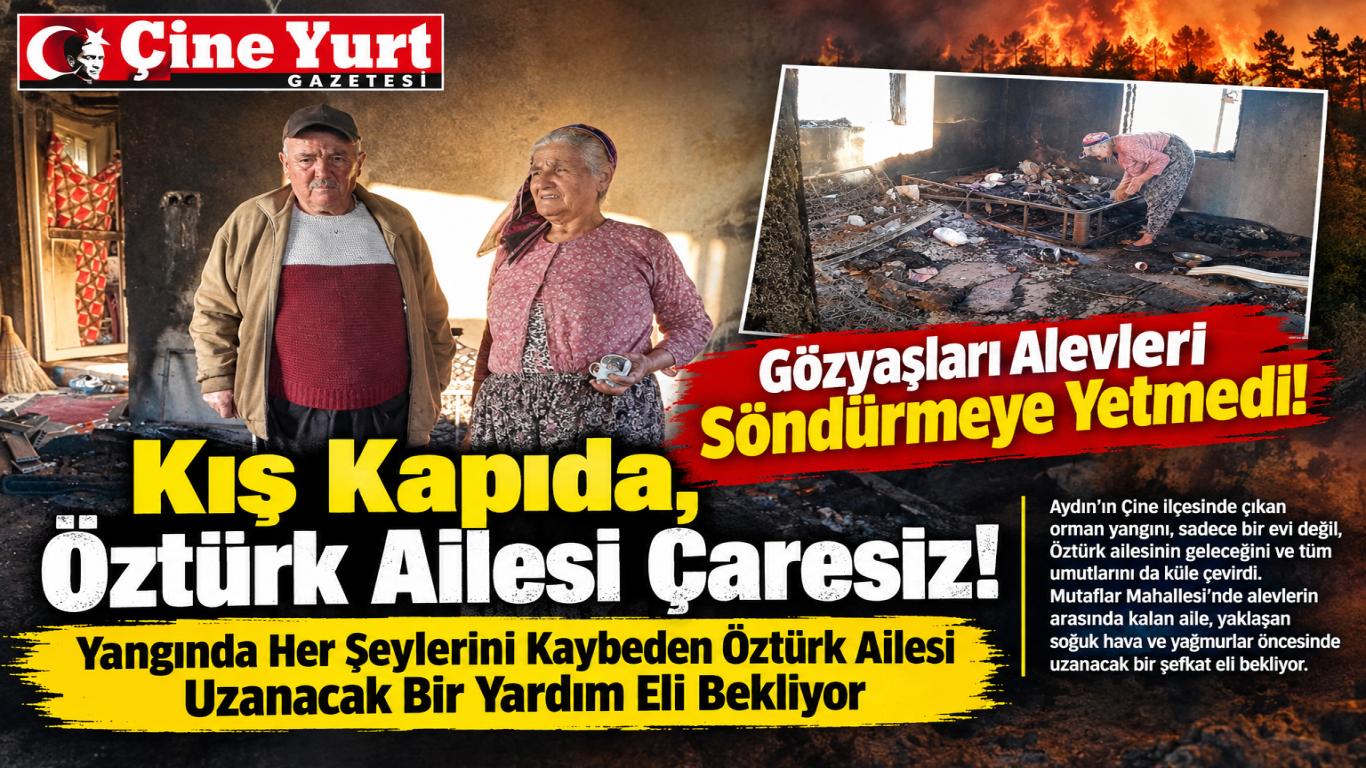 Gözyaşları Alevleri Söndürmeye Yetmedi: Kış Kapıda, Öztürk Ailesi Çaresiz!