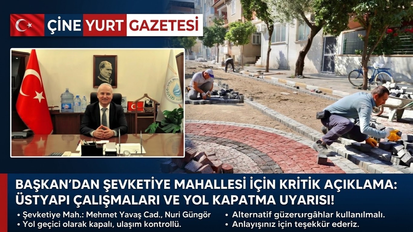 BAŞKAN’DAN ŞEVKETİYE MAHALLESİ İÇİN KRİTİK ULAŞIM UYARISI!