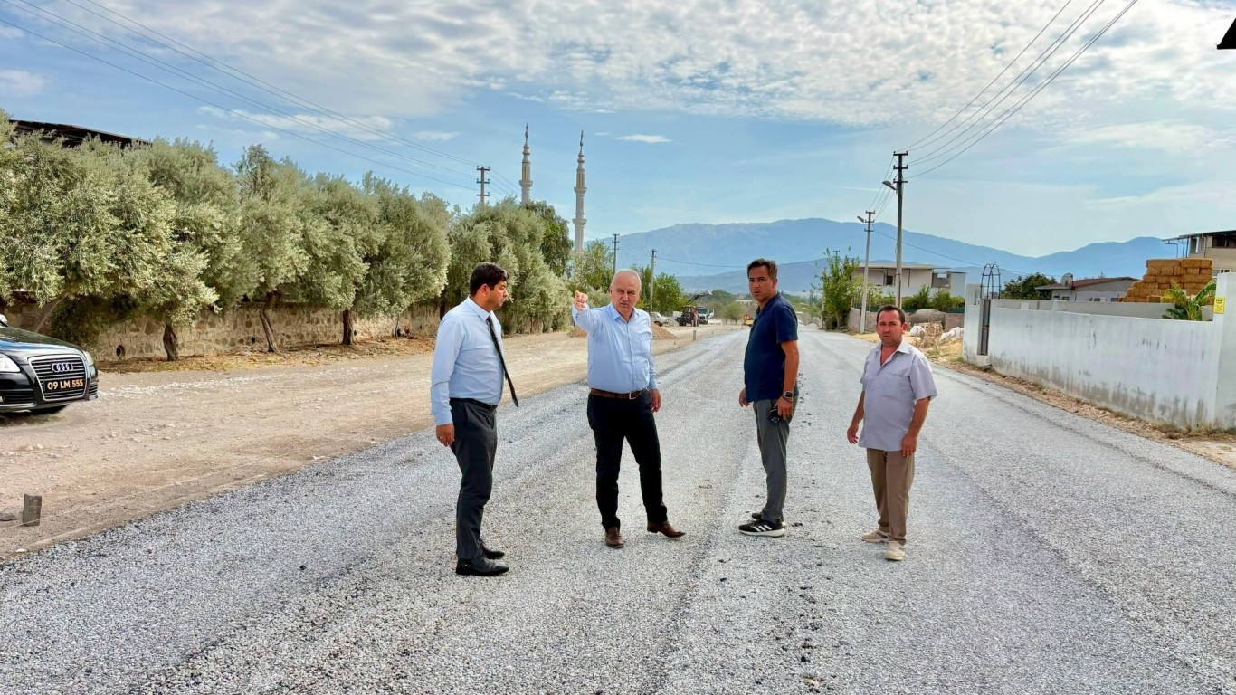 Çine Karakollar Mahallesi’nde Asfalt Hamlesi: Bulvar Sokak ve Çevresi Yenileniyor