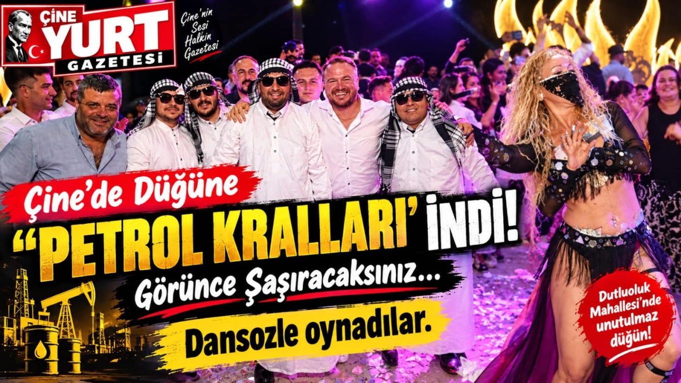 Çine'de Düğüne Petrol Kralları İndi! Görünce Şaşıracaksınız