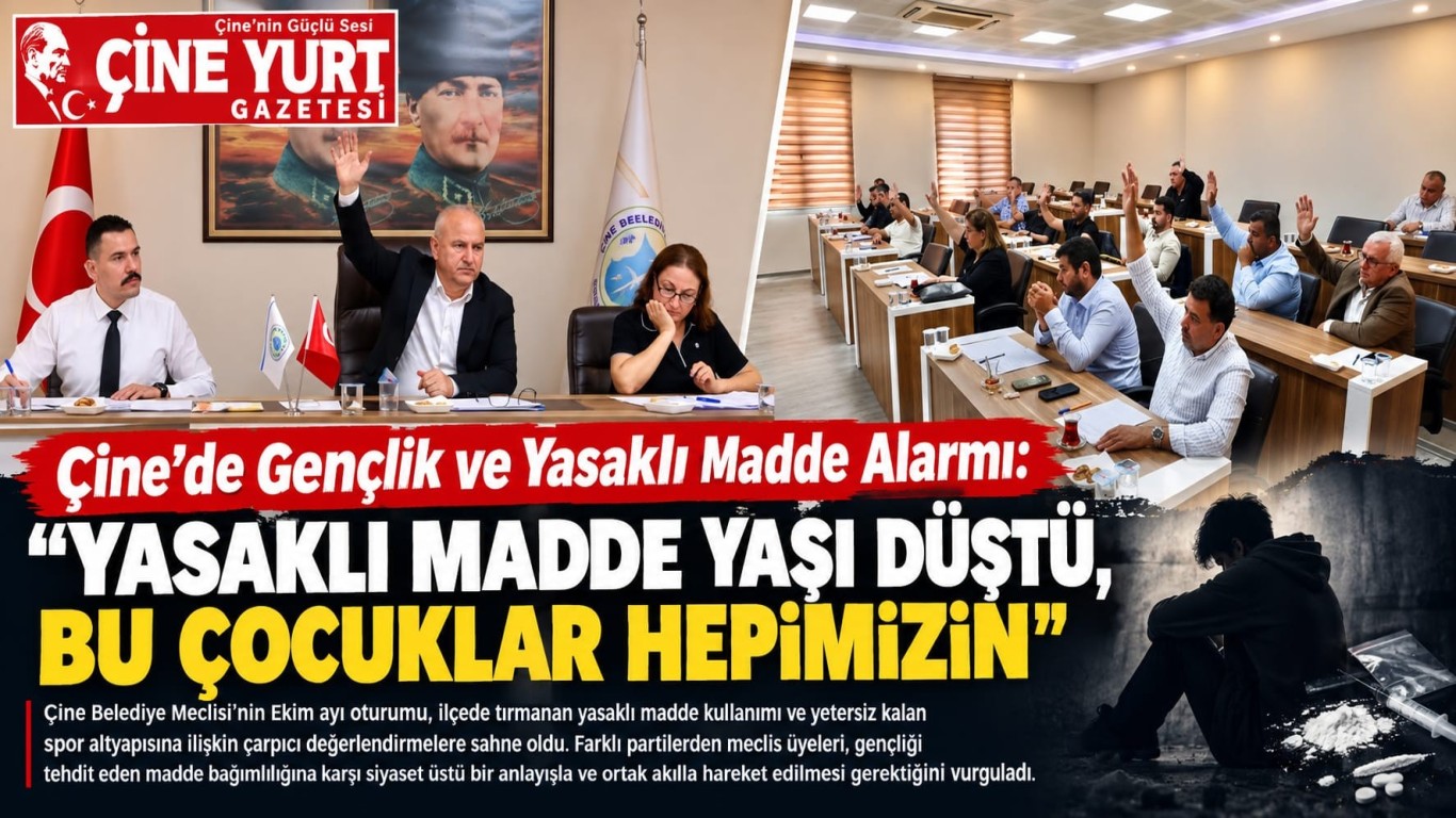 Çine’de Gençlik ve Yasaklı Madde Alarmı: Belediye Meclisi Topyekün Mücadele İçin Toplandı
