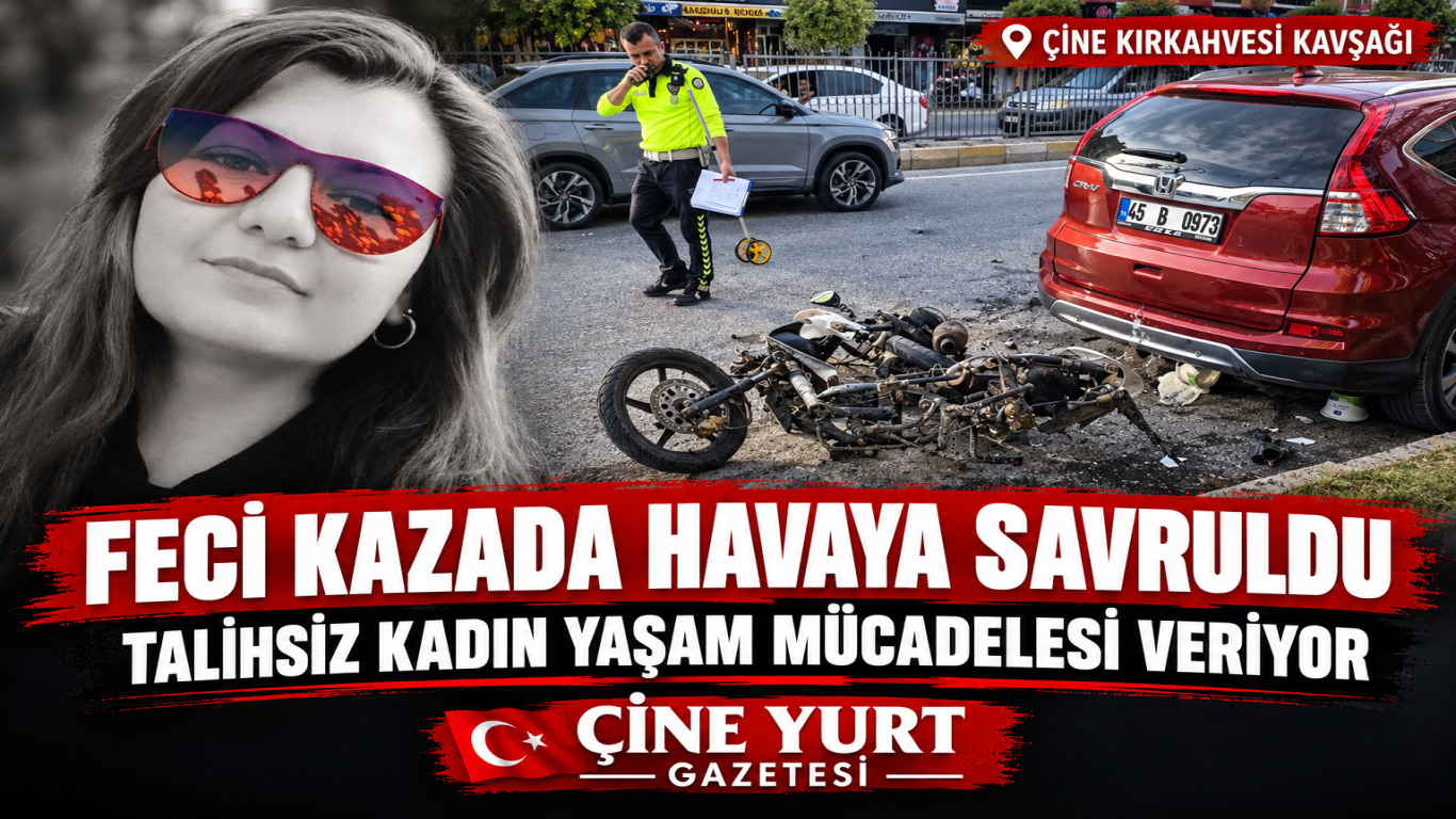 Feci Kazada Havaya Savruldu: Talihsiz Kadın Ölümle Pençeleşiyor!