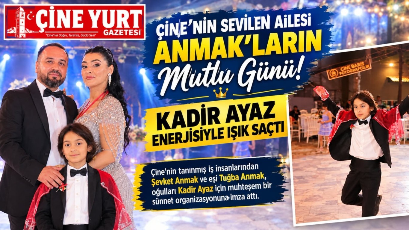 ÇİNE'NİN SEVİLEN AİLESİ ANMAK’LARIN MUTLU GÜNÜ! KADİR AYAZ ENERJİSİYLE IŞIK SAÇTI