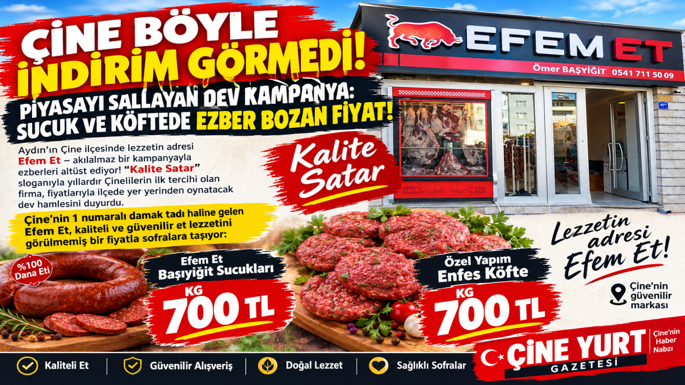 ÇİNE BÖYLE İNDİRİM GÖRMEDİ! PİYASAYI SALLAYAN DEV KAMPANYA: SUCUK VE KÖFTEDE EZBER BOZAN FİYAT!